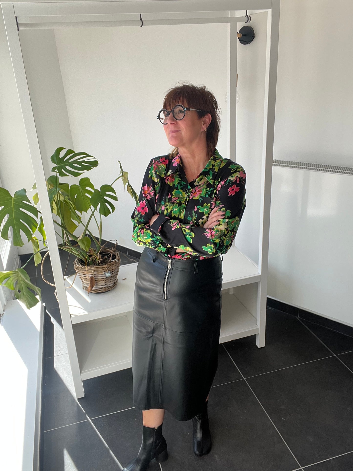 Rok in leder