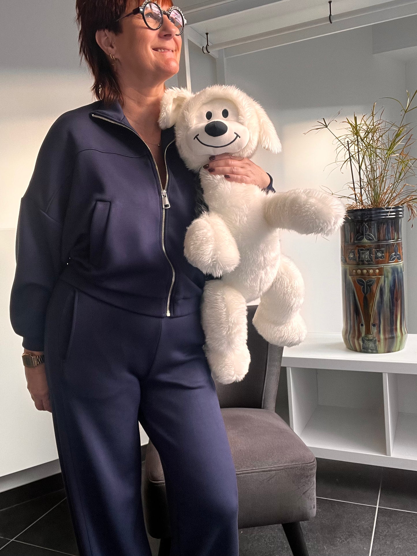 Homewear set met rits