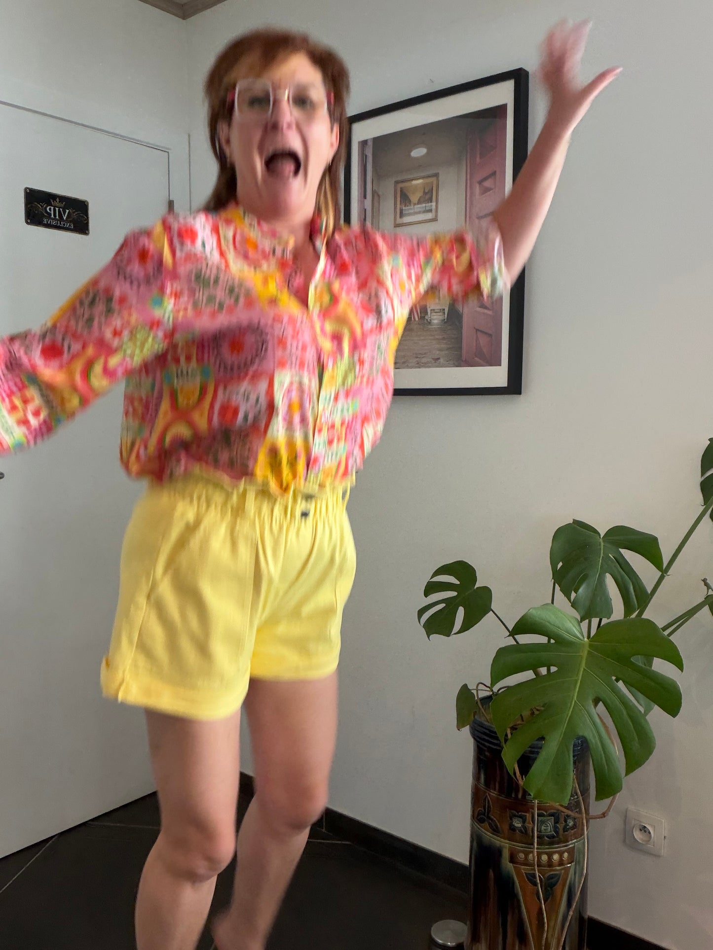 Zomershort met comfortabele tailleband 🌞