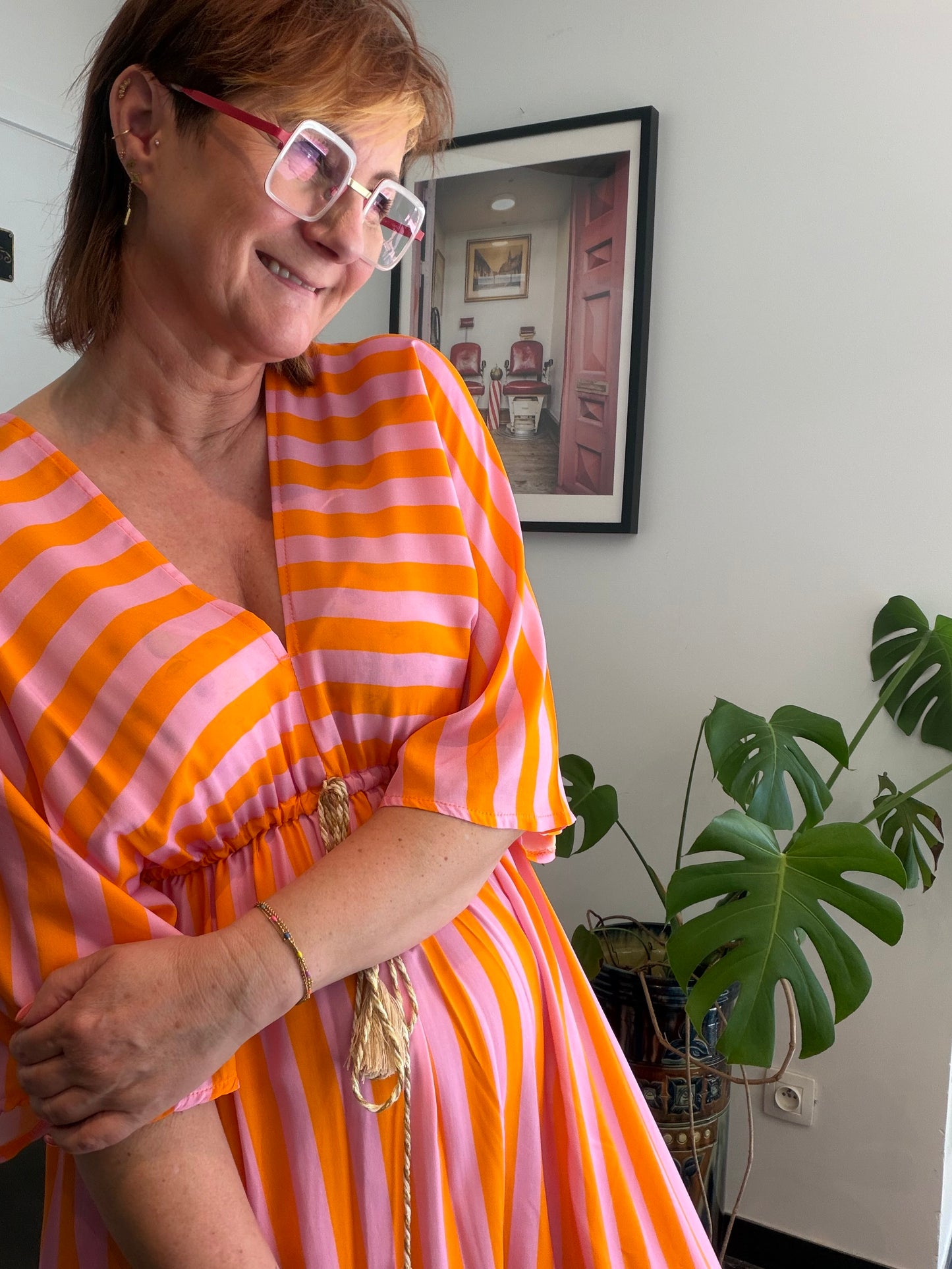 Maxi Jurk Sunset Stripes
