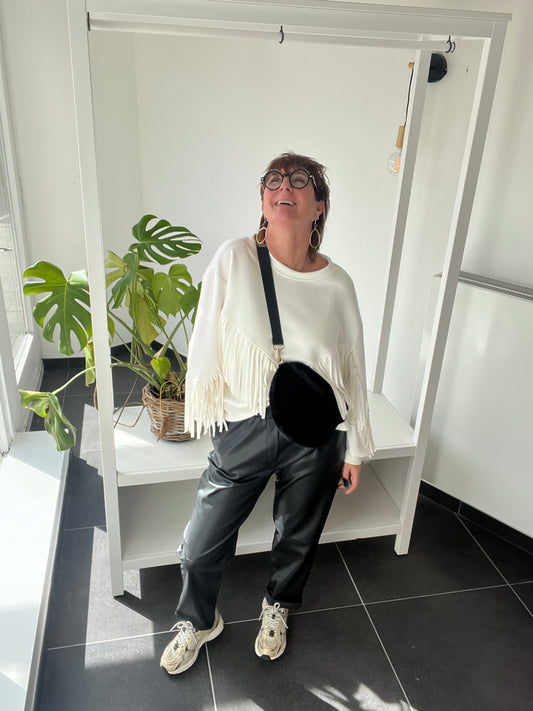 Broek in leder
