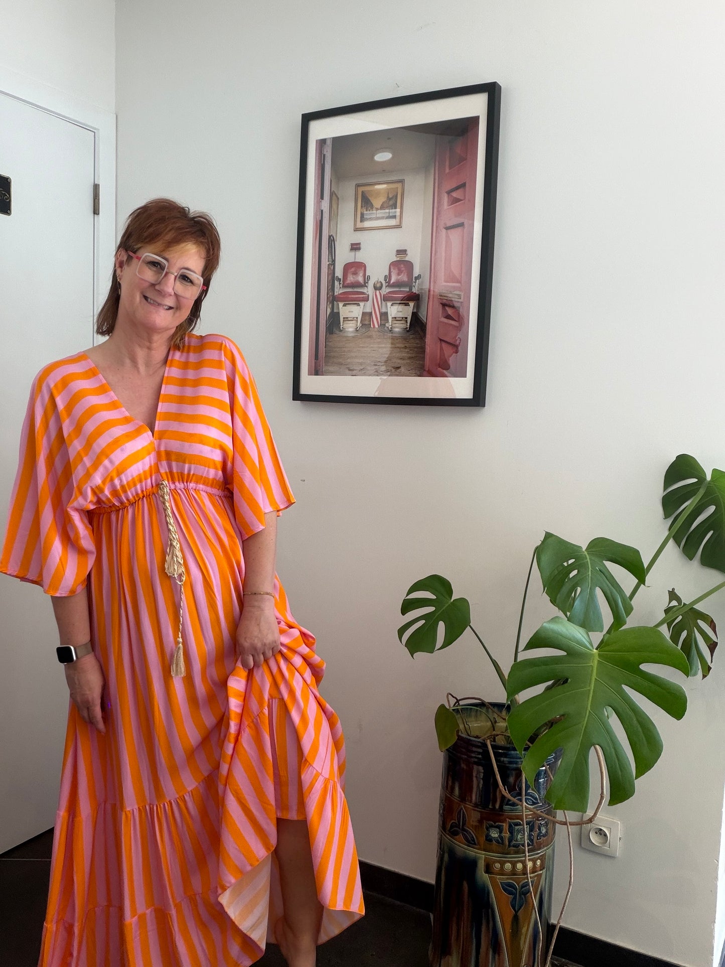 Maxi Jurk Sunset Stripes