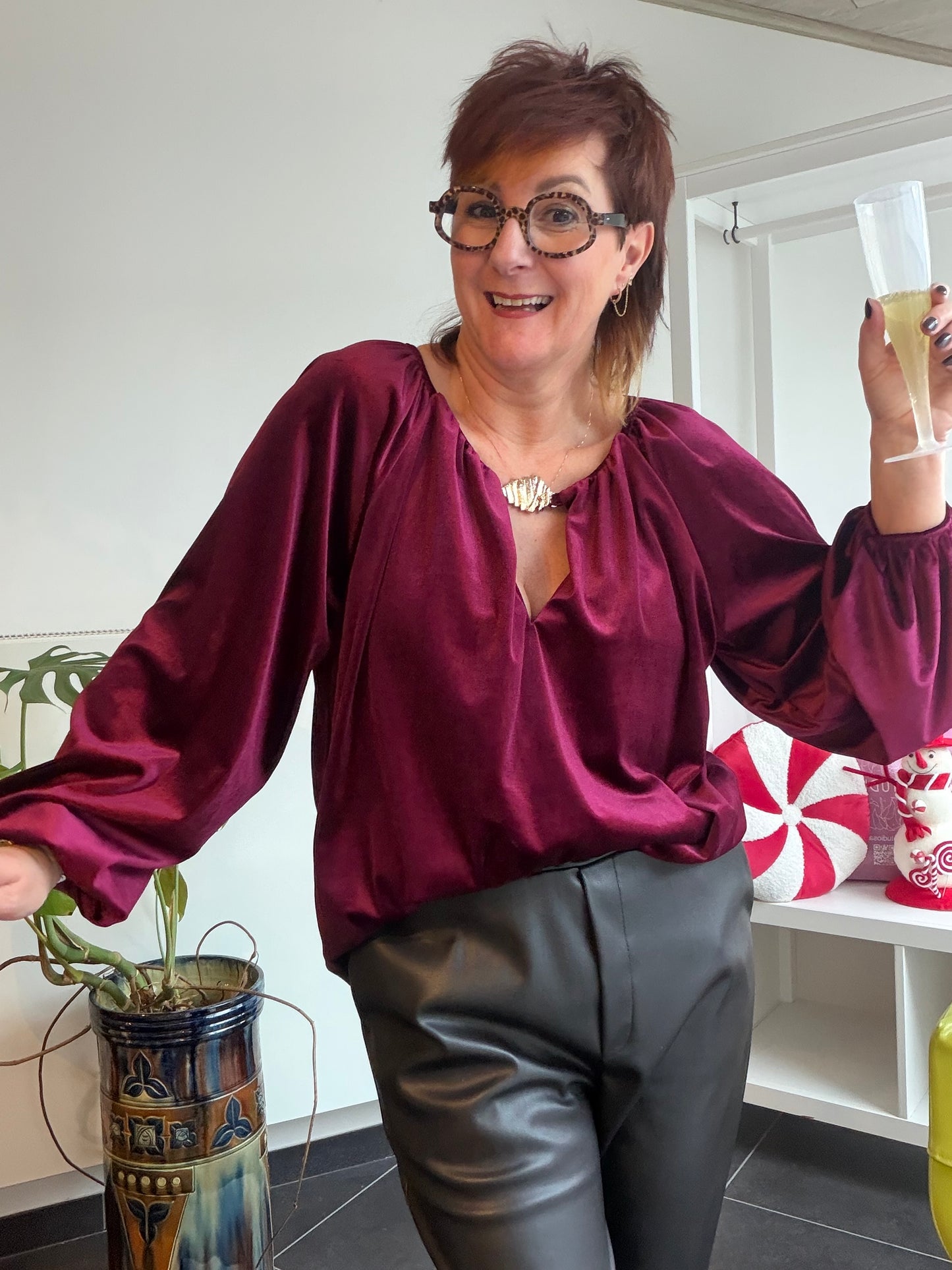 Fluweel met een hoekje af