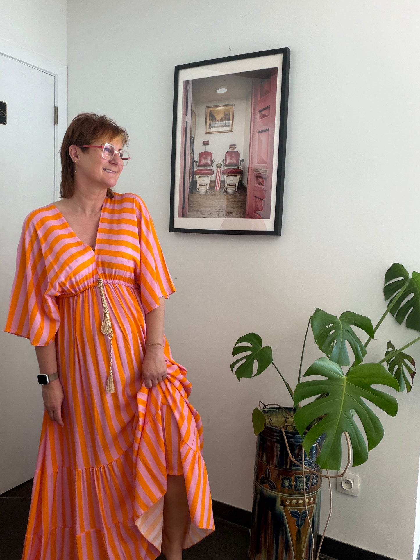 Maxi Jurk Sunset Stripes