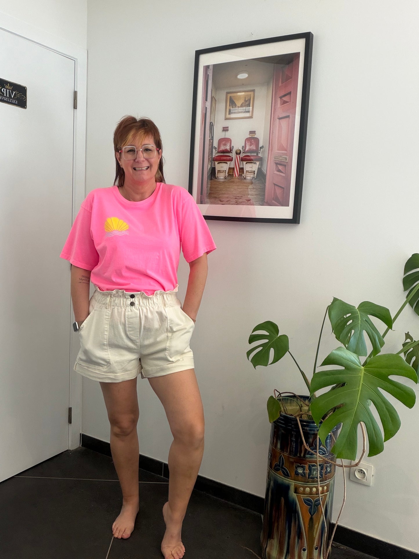 🤍 Zomershort met comfortabele taille