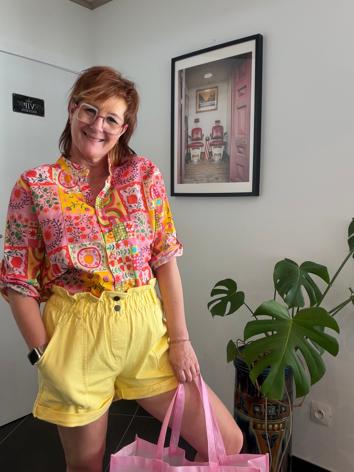 Zomershort met comfortabele tailleband 🌞