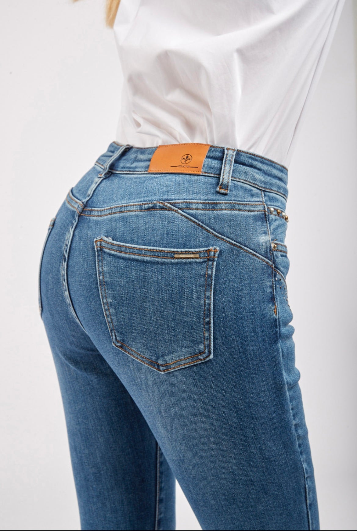 Toxik3 Jeans met Strass